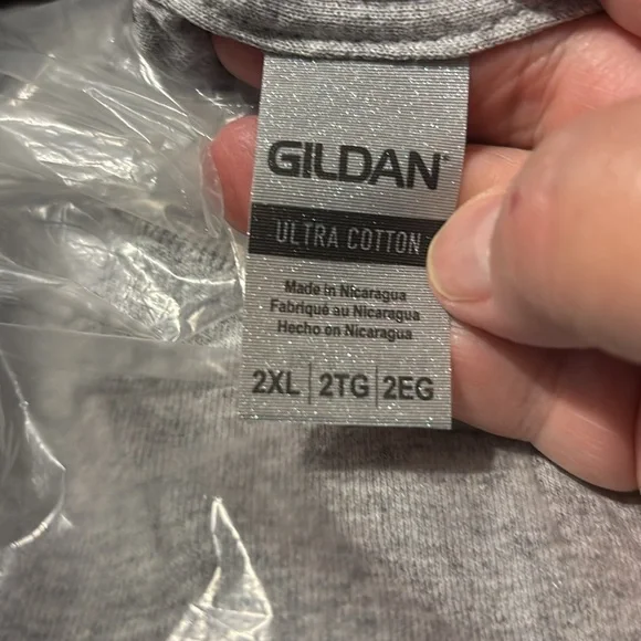 New Men’s Long Sleeve Tshirts by Gilden, Size 2XL, 4 total - Picture 4 of 7